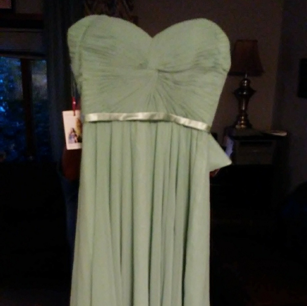 Sage color Gown. Size 10-12